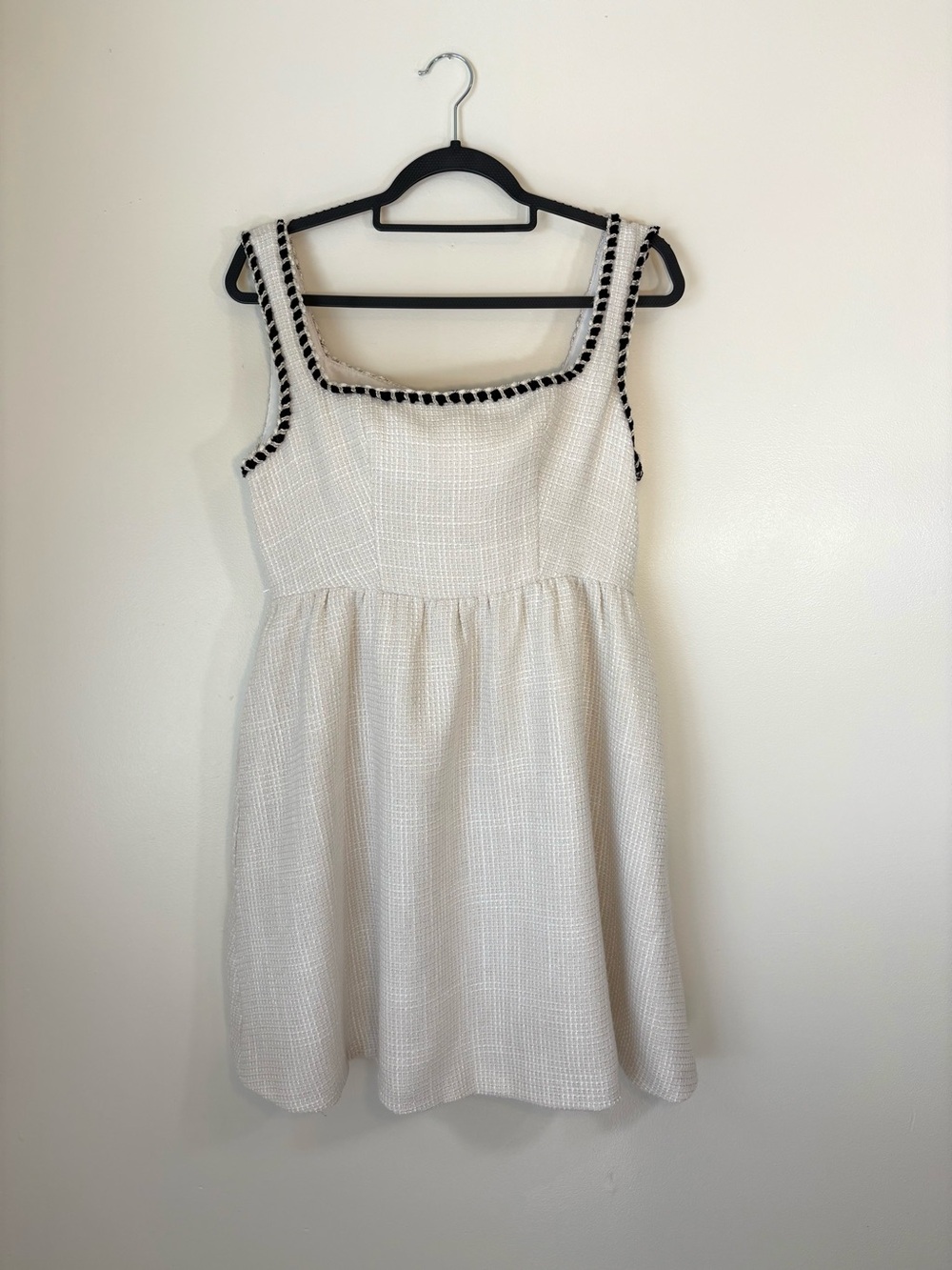 Cider Tweed Mini Dress U Neck Fit & Flare NWT - Picture 2 of 6